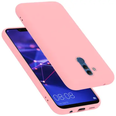 CADORABO Ohišje, združljiv s Huawei v tekoči roza barvi - zaščitni pokrov iz fleksibilnega silikona TPU