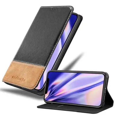 CADORABO Ohišje, združljiv z Apple v črno rjavi barvi - zaščitni pokrov z magnetnim zapiranjem, stoječo funkcijo in režo za kartico