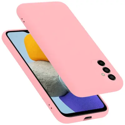 Ohišje Cadorabo, združljiv s Samsungom v tekoči roza barvi - zaščitni pokrov iz fleksibilnega silikona TPU