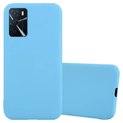 Cadorabo Case, združljiv z OPPO v Candy Blue - zaščitni pokrov iz fleksibilnega silikona TPU