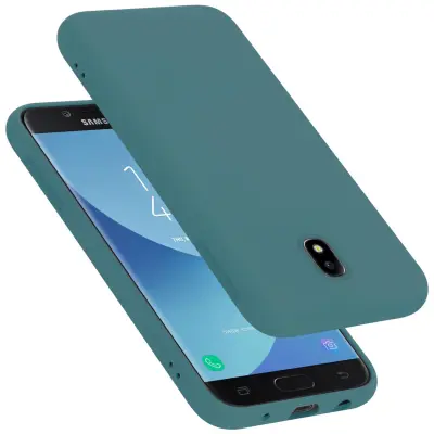 CADORABO Ohišje, združljiv s Samsungom v tekoči zeleni barvi - zaščitni pokrov iz fleksibilnega silikona TPU
