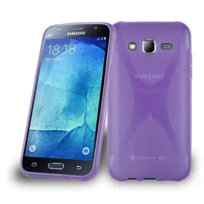 Cadorabo Case, združljiv s Samsungom v pastelni vijolični barvi - zaščitni pokrov iz fleksibilnega silikona TPU