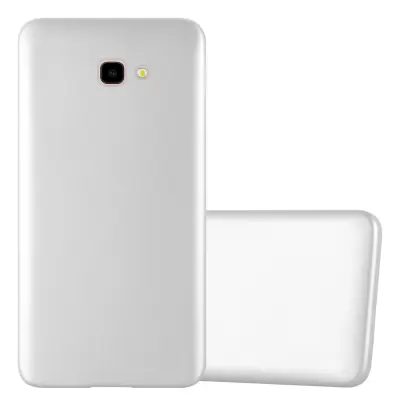Cadorabo Case, združljiv s Samsungom v kovinskem srebru - zaščitni pokrov, narejen iz fleksibilnega silikona TPU