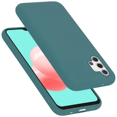 CADORABO Ohišje, združljiv s Samsungom v tekoči zeleni barvi - zaščitni pokrov iz fleksibilnega silikona TPU