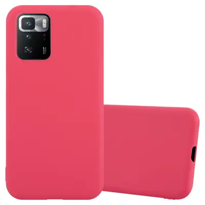 Cadorabo Case, združljiv z Xiaomi v Candy Red - zaščitni pokrov iz fleksibilnega silikona TPU