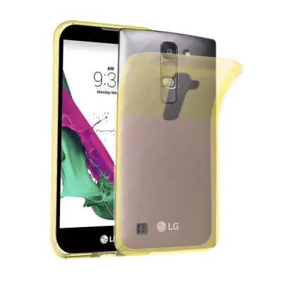 Cadorabo Case, združljiv z LG v prozornem zlatu - zaščitni pokrov, narejen iz fleksibilnega silikona TPU