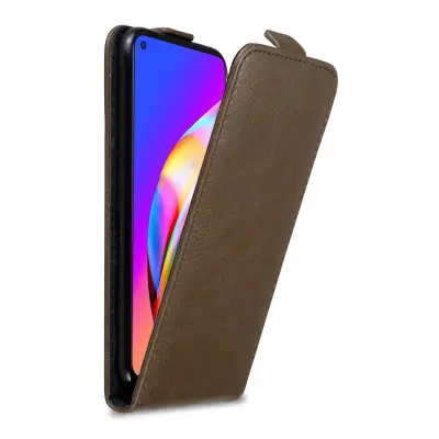 Cadorabo Case, združljiv z OPPO v kavni rjavi barvi - zaščitni pokrov v zasnovi flip z magnetnim zapiranjem