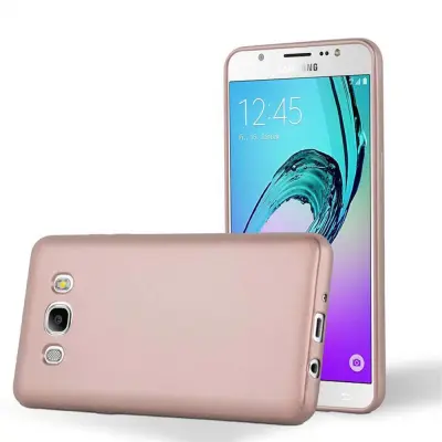 CADORABO CARE, združljiv s Samsungom v kovinskem rosă ‰ Gold - zaščitni pokrov iz fleksibilnega silikona TPU
