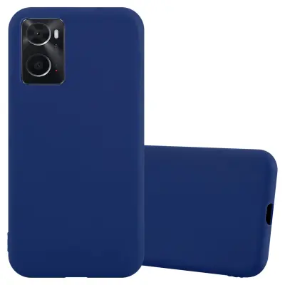 Cadorabo Case, združljiv z OPPO v Candy Tarmno Blue - Zaščitni pokrov iz fleksibilnega silikona TPU