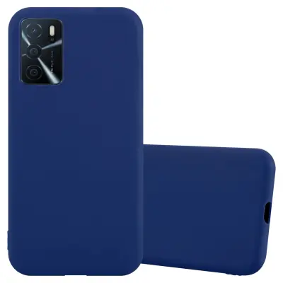 Cadorabo Case, združljiv z OPPO v Candy Tarmno Blue - Zaščitni pokrov iz fleksibilnega silikona TPU