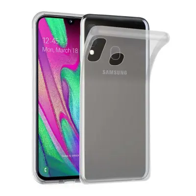 Cadorabo Case, združljiv s Samsungom v popolnoma prozornem - zaščitnem pokrovu, narejen iz fleksibilnega silikona TPU