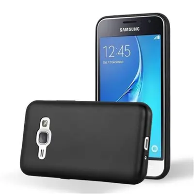 Cadorabo Case, združljiv s Samsungom v kovinski črni barvi - zaščitni pokrov iz fleksibilnega silikona TPU