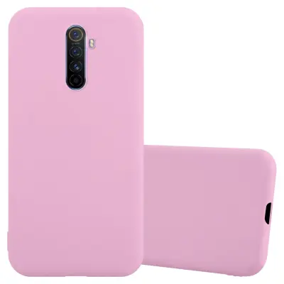 Cadorabo Case, združljiv z Realme v Candy Pink - Zaščitni pokrov iz fleksibilnega silikona TPU