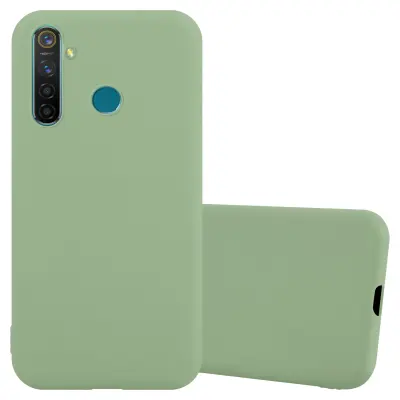 Cadorabo Case, združljiv z Realme v Candy Pastel Green - Zaščitni pokrov iz fleksibilnega silikona TPU