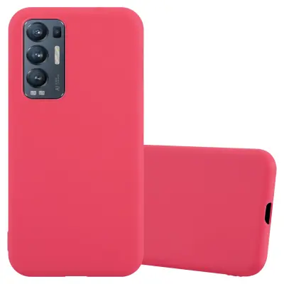Cadorabo Case, združljiv z OPPO v Candy Red - Zaščitni pokrov iz fleksibilnega silikona TPU