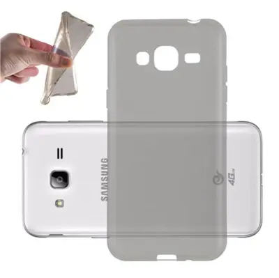 Cadorabo Case, združljiv s Samsungom v prozornem črnem - zaščitnem pokrovu, narejen iz fleksibilnega silikona TPU