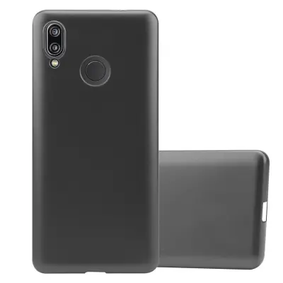 Cadorabo Case, združljiv s Huawei v kovinsko sivi barvi - zaščitni pokrov iz fleksibilnega silikona TPU