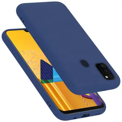 Cadorabo Case, združljiv s Samsungom v tekoči modro - zaščitni pokrov, narejen iz fleksibilnega silikona TPU