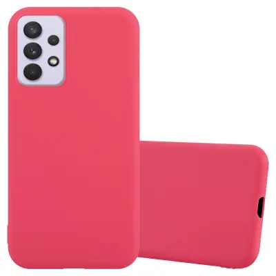 Cadorabo Case, združljiv s Samsungom v Candy Red - Zaščitni pokrov iz fleksibilnega silikona TPU