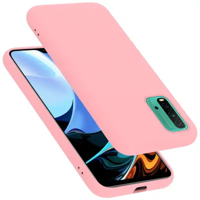 Cadorabo Case, združljiv s Xiaomi v tekoči roza barvi - zaščitni pokrov iz fleksibilnega silikona TPU