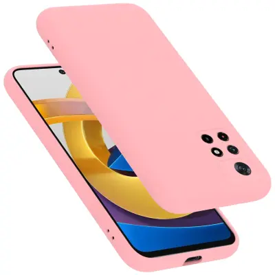 Cadorabo Case, združljiv s Xiaomi v tekoči roza barvi - zaščitni pokrov iz fleksibilnega silikona TPU