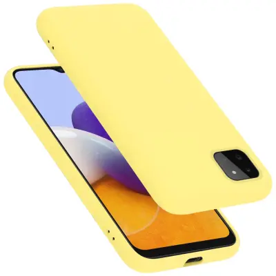 Cadorabo ohišje, združljiv s Samsungom v tekoči rumeni - zaščitni pokrov, narejen iz fleksibilnega silikona TPU