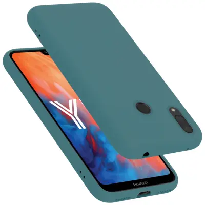 CADORABO Ohišje, združljiv s Huawei v tekoči zeleni barvi - zaščitni pokrov iz fleksibilnega silikona TPU