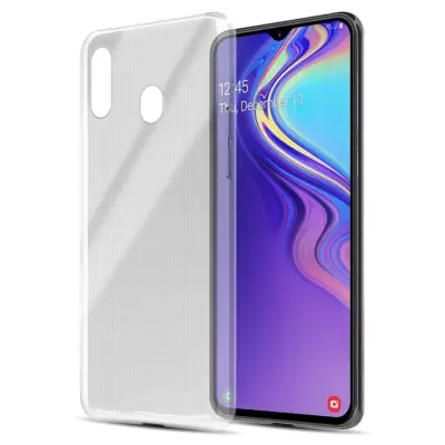 Cadorabo Case, združljiv s Samsungom v popolnoma prozornem - zaščitnem pokrovu, narejen iz fleksibilnega silikona TPU