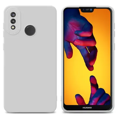 Cadorabo Case, združljiv s Huawei v tekoči beli barvi - zaščitni pokrov iz fleksibilnega silikona TPU