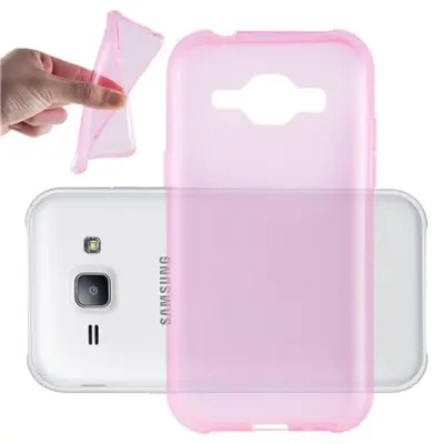 Cadorabo Case, združljiv s Samsungom v prozornem roza - zaščitni pokrov iz fleksibilnega silikona TPU