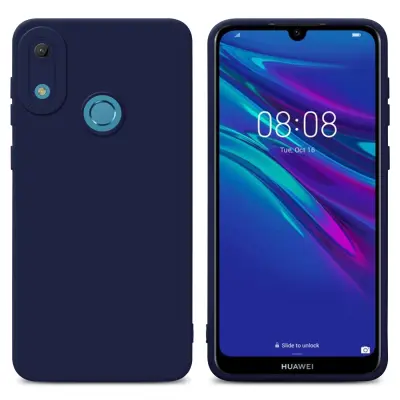 Cadorabo Case, združljiv s Huawei v tekoči temno modri barvi - zaščitni pokrov iz fleksibilnega silikona TPU