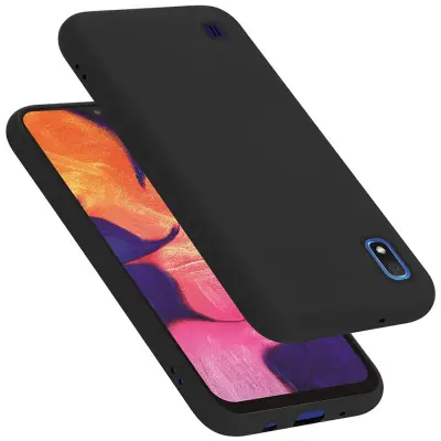 Cadorabo Case, združljiv s Samsungom v tekoči črni barvi - zaščitni pokrov iz fleksibilnega silikona TPU