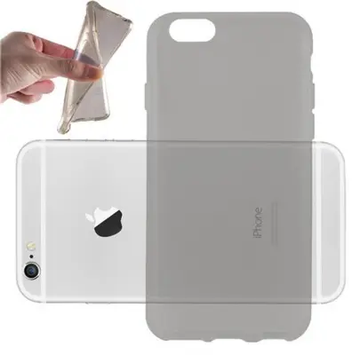CADORABO Ohišje, združljiv z Apple v prozornem črnem - zaščitnem pokrovu, narejen iz fleksibilnega silikona TPU