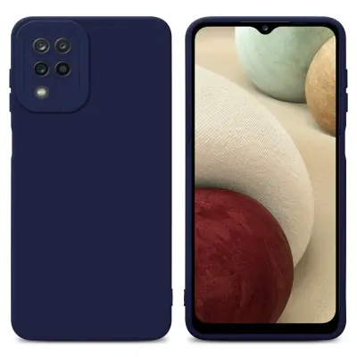Cadorabo Case, združljiv s Samsungom v tekoči temno modri barvi - zaščitni pokrov iz fleksibilnega silikona TPU