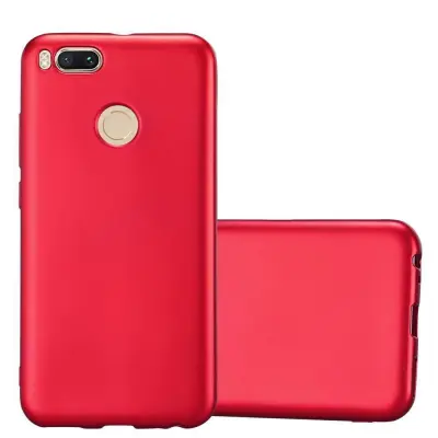Cadorabo Case, združljiv s Xiaomi v kovinsko rdeči - zaščitni pokrov, narejen iz fleksibilnega silikona TPU