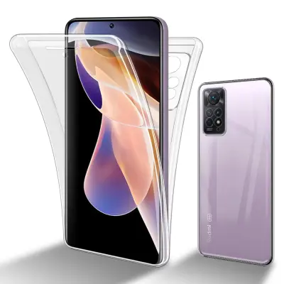 CADORABO Xiaomi v prozorni - 360 -° ° zaščitni pokrov celotnega telesa - zaščita pred sprednjim in hrbtom, vsestransko zaščito z zaščitnim zaslonom