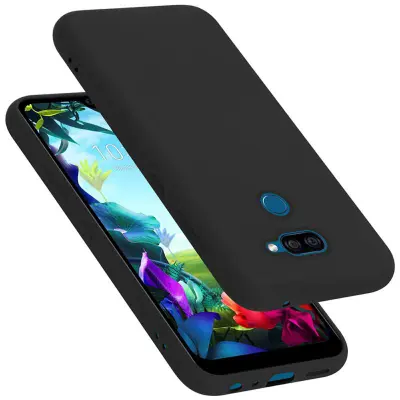Cadorabo Case, združljiv z LG v tekoči črni barvi - zaščitni pokrov iz fleksibilnega silikona TPU