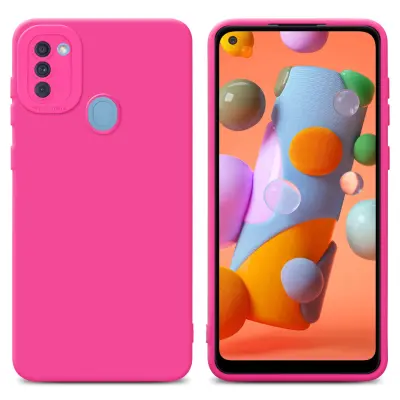 Cadorabo Case, združljiv s Samsungom v Fluid Hotpink - zaščitni pokrov iz fleksibilnega silikona TPU