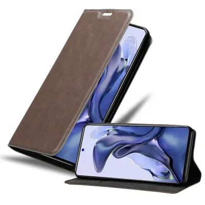 Cadorabo Case, združljiv s Xiaomi v kavni rjavi barvi - zaščitni pokrov z magnetnim zapiranjem, stoječo funkcijo in režo za kartico