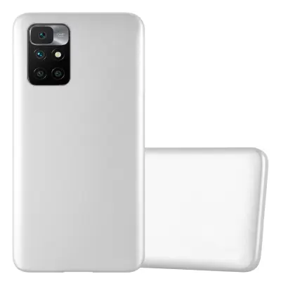 Cadorabo Case, združljiv s Xiaomi v kovinskem srebru - zaščitni pokrov iz fleksibilnega silikona TPU