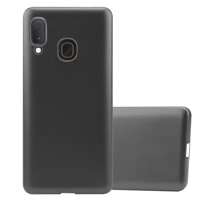 Cadorabo Case, združljiv s Samsungom v kovinsko sivi - zaščitni pokrov iz fleksibilnega silikona TPU