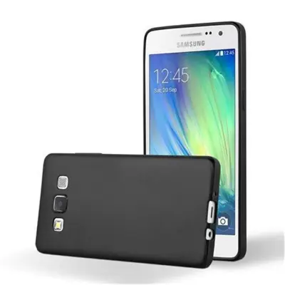 Cadorabo Case, združljiv s Samsungom v kovinski črni barvi - zaščitni pokrov iz fleksibilnega silikona TPU