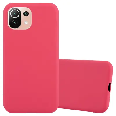 Cadorabo Case, združljiv z Xiaomi v Candy Red - zaščitni pokrov iz fleksibilnega silikona TPU
