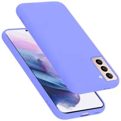 CADORABO Ohišje, združljiv s Samsungom v tekoči lahki vijolični barvi - zaščitni pokrov iz fleksibilnega silikona TPU