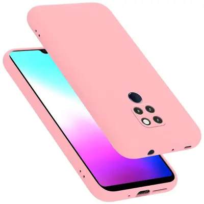 CADORABO Ohišje, združljiv s Huawei v tekoči roza barvi - zaščitni pokrov iz fleksibilnega silikona TPU