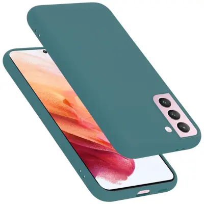 CADORABO Ohišje, združljiv s Samsungom v tekoči zeleni barvi - zaščitni pokrov iz fleksibilnega silikona TPU