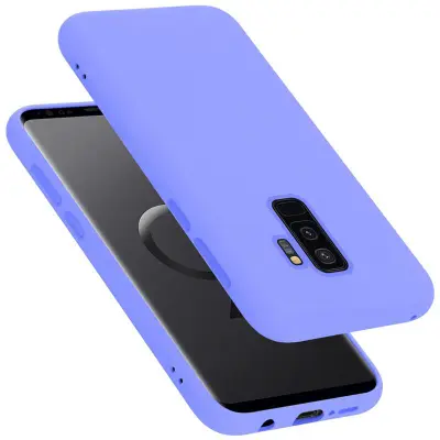 CADORABO Ohišje, združljiv s Samsungom v tekoči lahki vijolični barvi - zaščitni pokrov iz fleksibilnega silikona TPU