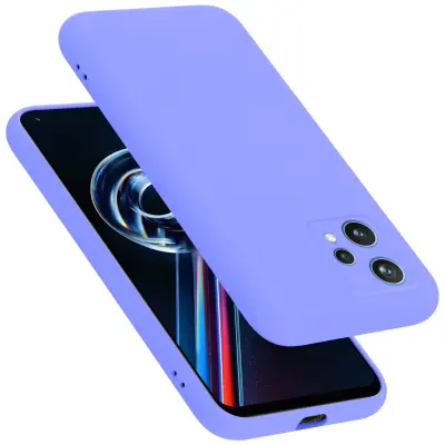 CADORABO Ohišje, združljiv z RealMe v tekoči svetlobi vijoličen - zaščitni pokrov iz fleksibilnega silikona TPU
