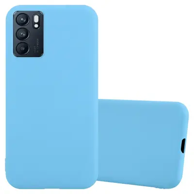 Cadorabo Case, združljiv z OPPO v Candy Blue - zaščitni pokrov iz fleksibilnega silikona TPU