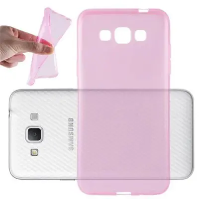 Cadorabo Case, združljiv s Samsungom v prozornem roza - zaščitni pokrov iz fleksibilnega silikona TPU